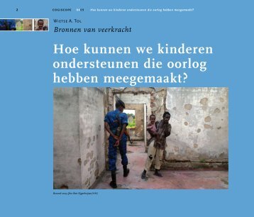 Hoe kunnen we kinderen ondersteunen die oorlog hebben ... - Cogis