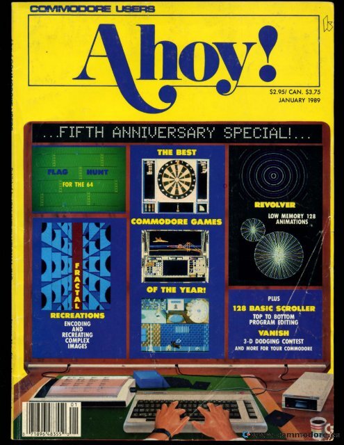 Ahoy! Issue 61 - January 1989 - Commodore Computers