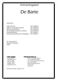 Ontruimingsplan De Barte sept 2012 - De Compagnonsschool