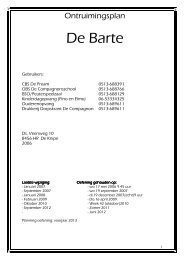 Ontruimingsplan De Barte sept 2012 - De Compagnonsschool