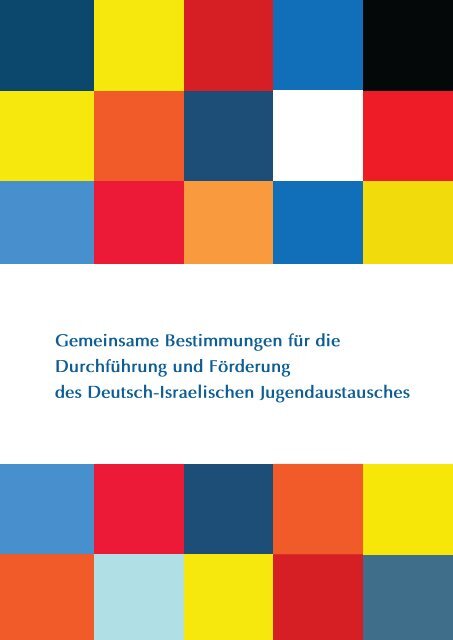 Gemeinsame Bestimmungen für die Durchführung und ... - ConAct