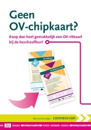 Geen OV-chipkaart? Koop dan heel gemakkelijk een ... - Connexxion