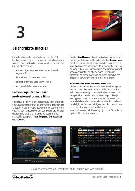 Corel VideoStudio Pro X4 Reviewer's Guide (NL) - Corel Corporation