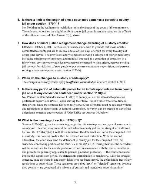 2011 Criminal Justice Realignment Act ... - California Courts