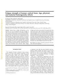 Fatigue strength of human cortical bone - Cranfield University