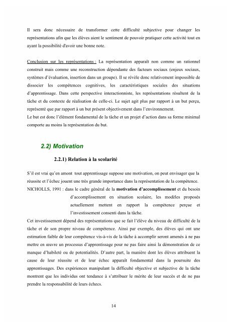 memoire professionnel plc2 - CRDP de l'académie de Montpellier