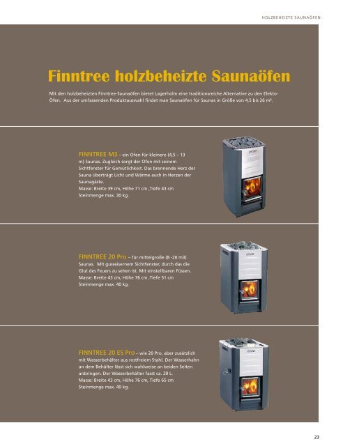 lagerholm-Saunaöfen - Arctic Products