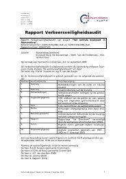 Rapport Verkeersveiligheidsaudit - Gemeente Cromstrijen