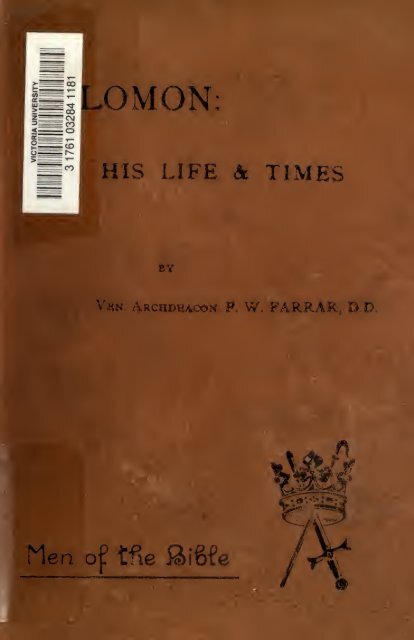 Solomon His Life And Times Cristo Raul