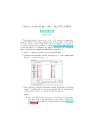 How to create an avi video using VirtualDub