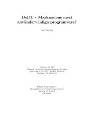 DeDU - Marknadens mest användarvänliga programvara?