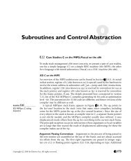 Subroutines and Control Abstraction