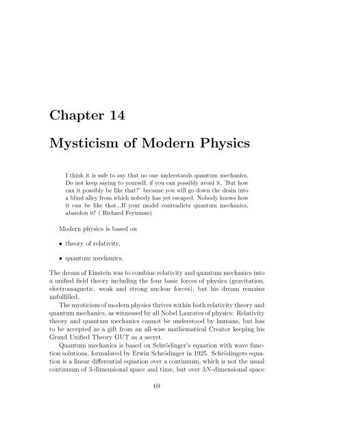 Dr Faustus of Modern Physics - Department of Speech, Music and ...