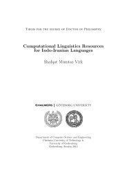 Computational Linguistics Resources for Indo-Iranian Languages ...