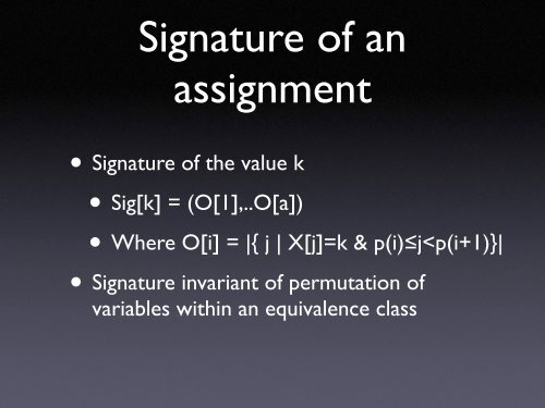 Interchangeable variables and values