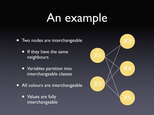 Interchangeable variables and values