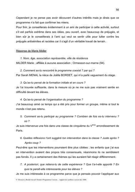 Programme Coexist : lutte contre le racisme et l'antisémitisme par l ...