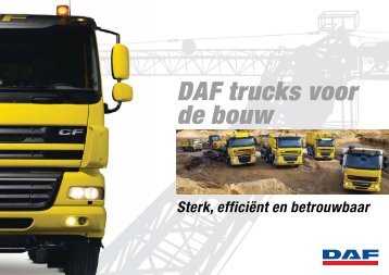 DAF trucks voor de bouw