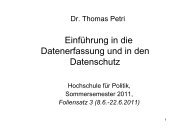 Einführung in Datenerfassung und Datenschutz, Foliensatz 3