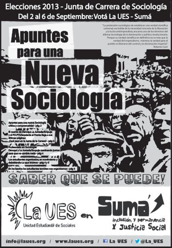 La UES - Plataforma Sociología