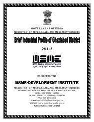 msme msme-development institute development institute ... - Dc Msme