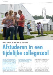 Tijdelijke collegezalen TU Delft - De Boer