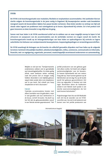 Vakblad: Construction Insights - De Boer