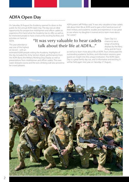 4 ADFA performs ‘Dirty