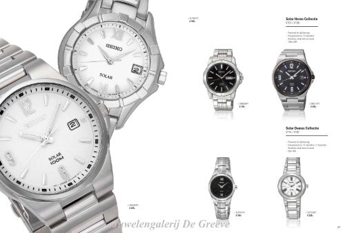 Seiko brochure pdf - De Greeve