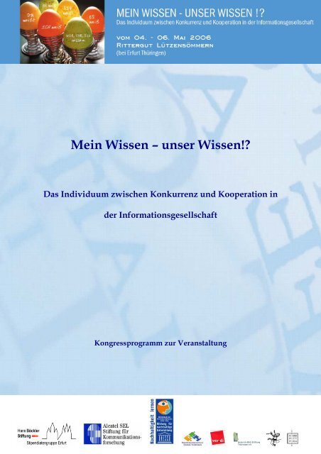 Tagungsunterlagen (PDF, 380 KB) - Dekade Thüringen