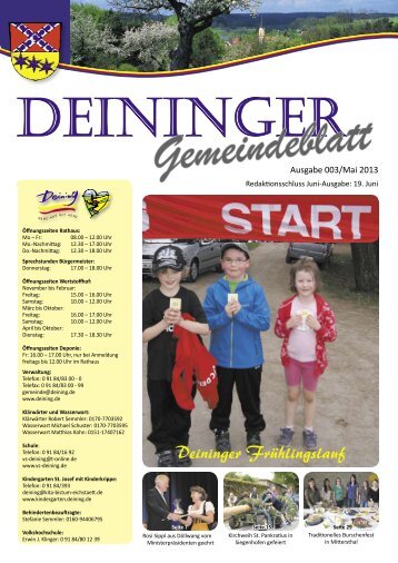 Deininger Frühlingslauf