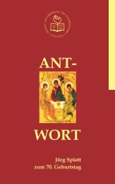 Ant-Wort. Jörg Splett zum 70. Geburtstag - Institut zur Förderung der ...