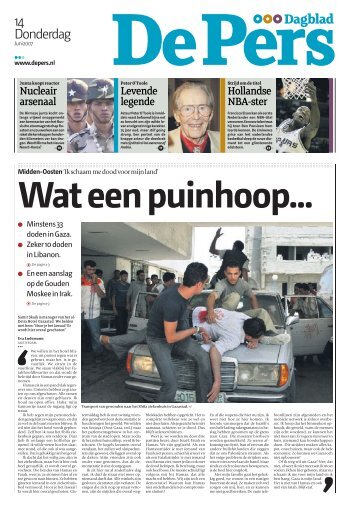 Wat een puinhoop... - De Pers