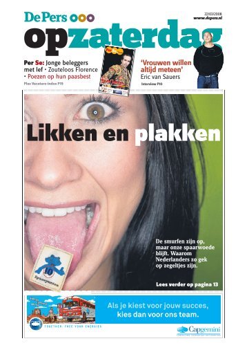 Likken en plakken - De Pers