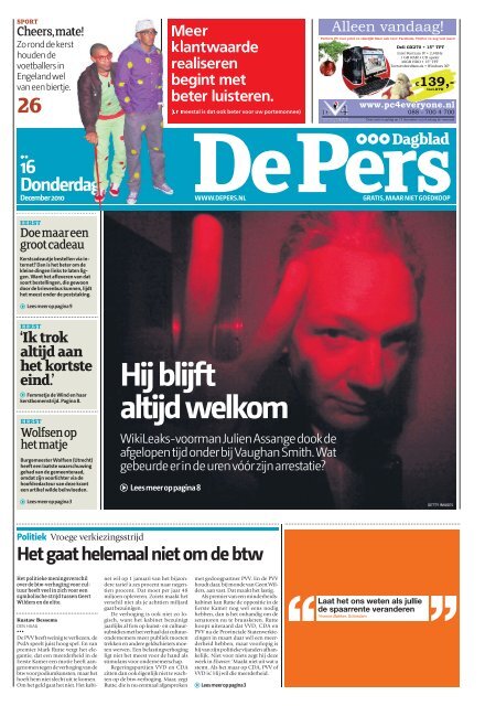 Eerst - De Pers