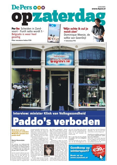 Paddo's verboden - De Pers