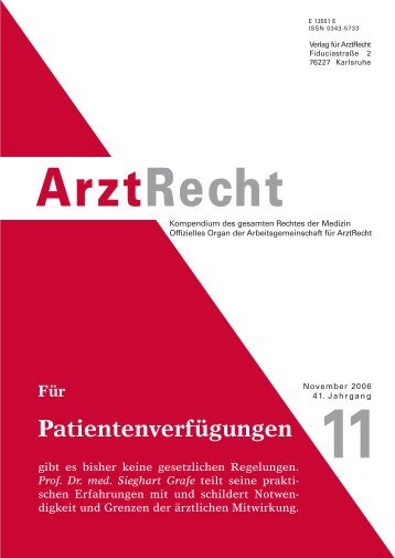 Prof. Dr. med. Sieghart Grafe - Arztrecht