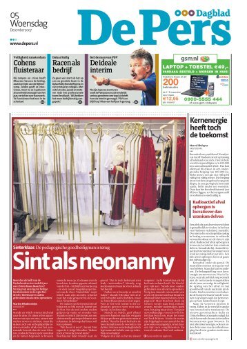 Sint als neonanny - De Pers