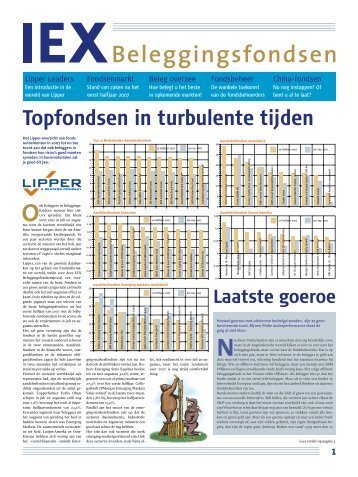 Beleggingsfondsen - De Pers