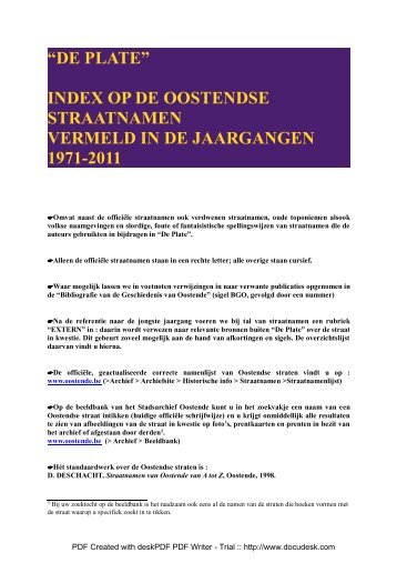 DE PLATE INDEX OP DE STRAATNAMEN.pdf