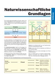 Naturwissenschaftliche Grundlagen - der-junge-koch.de