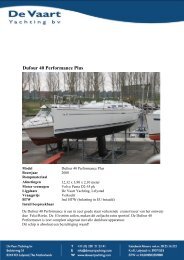 Dufour 40 Performance Plus - De Vaart Yachting