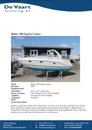 Rinker 280 Express Cruiser - De Vaart Yachting