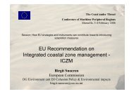 EU Recommendation on Integrated coastal zone management - ICZM