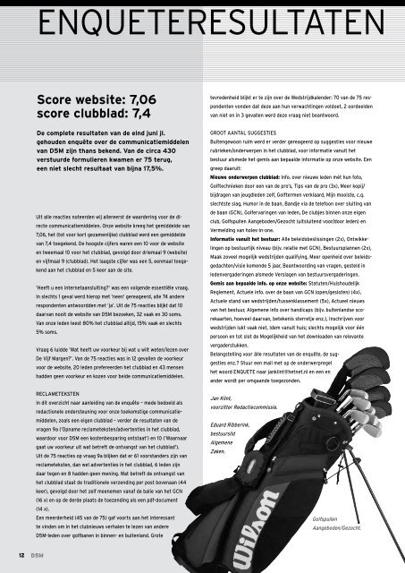 Oktober, 3e Editie 2009 - Golfclub De Vijf Margen