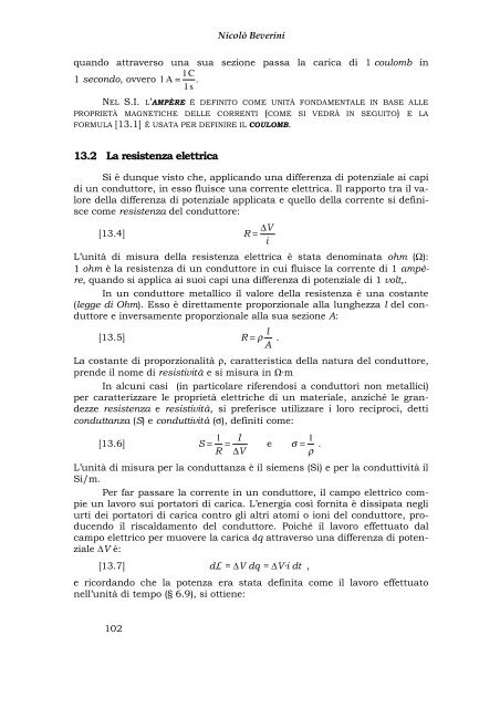 x - Dipartimento di Fisica - Università di Pisa