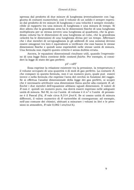 x - Dipartimento di Fisica - Università di Pisa