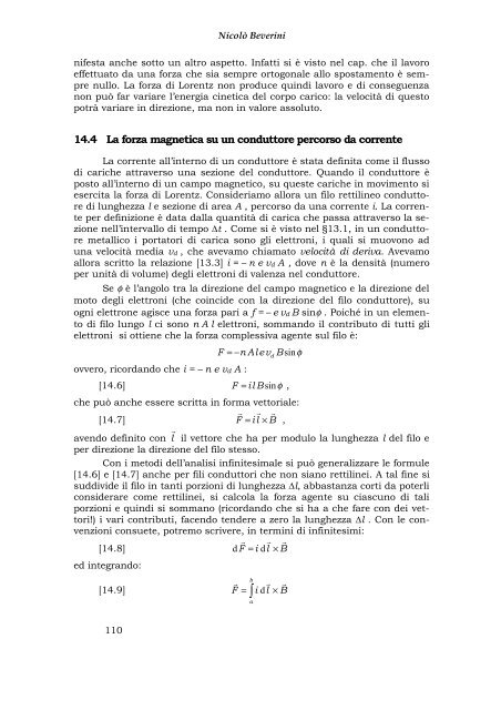 x - Dipartimento di Fisica - Università di Pisa