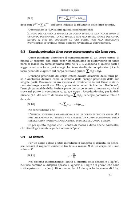 x - Dipartimento di Fisica - Università di Pisa