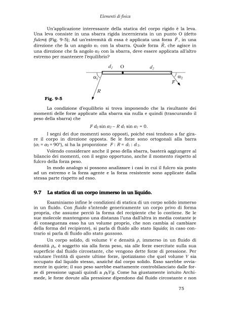 x - Dipartimento di Fisica - Università di Pisa